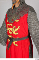  Photos Medieval Knight in mail armor 8 Historical Medieval soldier red tabard upper body 0002.jpg